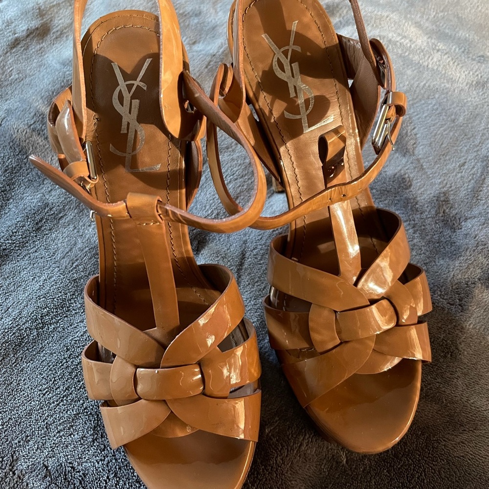 YSL Tribute Sandals 37 1/2